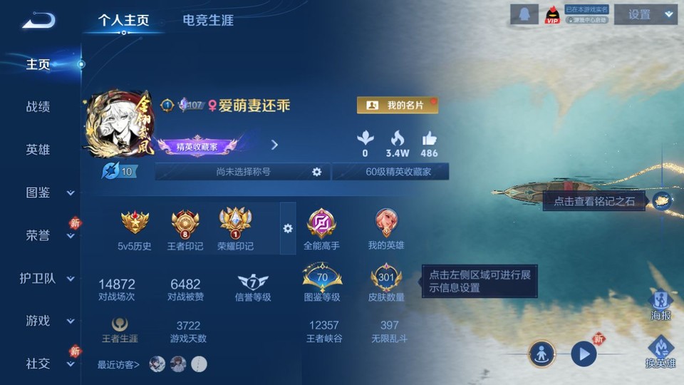 WZQM4239500王者荣耀账号详情图2