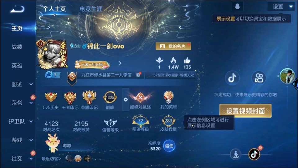 WZQM4254937王者荣耀账号详情图2