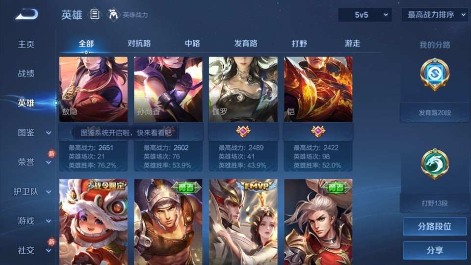 WZQM4253550王者荣耀账号详情图10