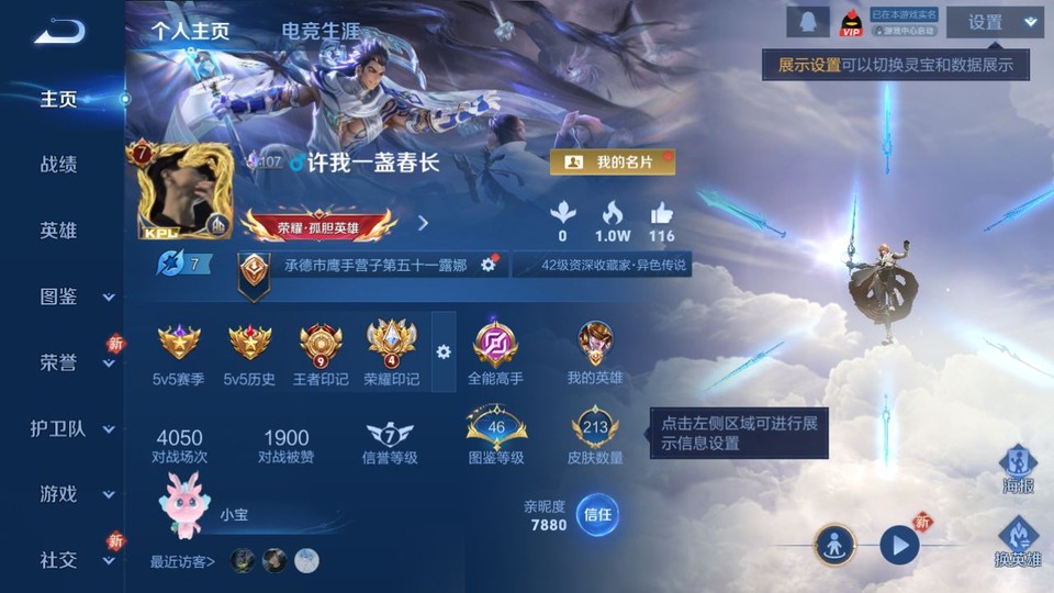 WZQM4256037王者荣耀账号详情图2 WZQM4256037王者荣耀账号详情图2