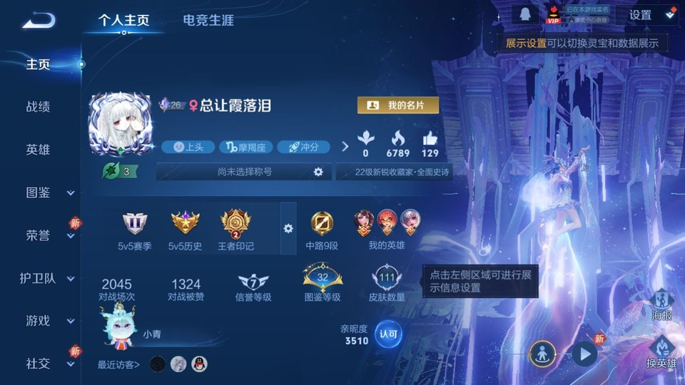 WZQM4258859王者荣耀账号详情图2 WZQM4258859王者荣耀账号详情图2