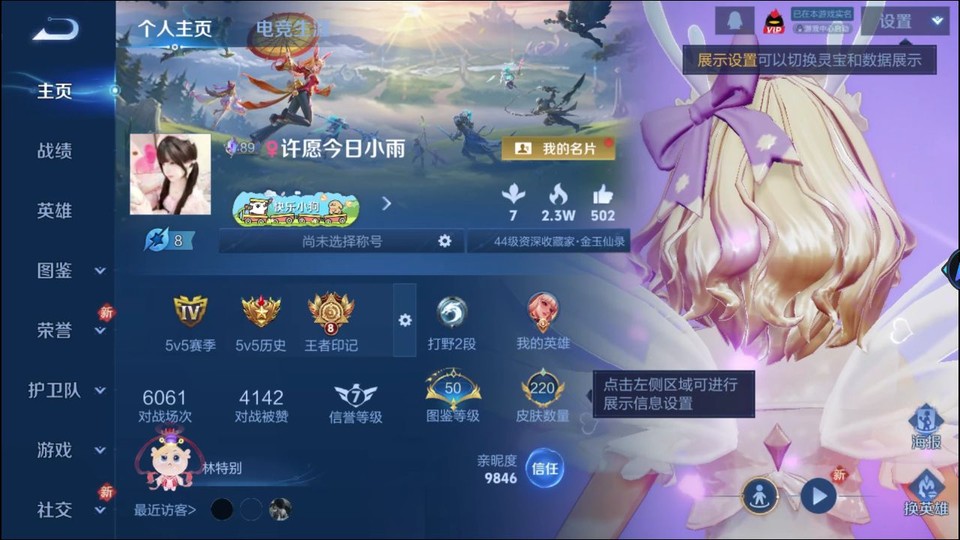 WZQM4276893王者荣耀账号详情图2