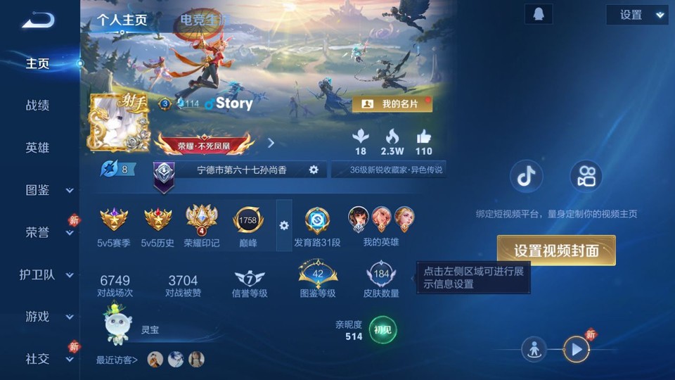 WZQM4276918王者荣耀账号详情图2