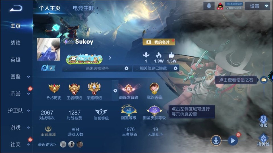 WZQM4276966王者荣耀账号详情图2