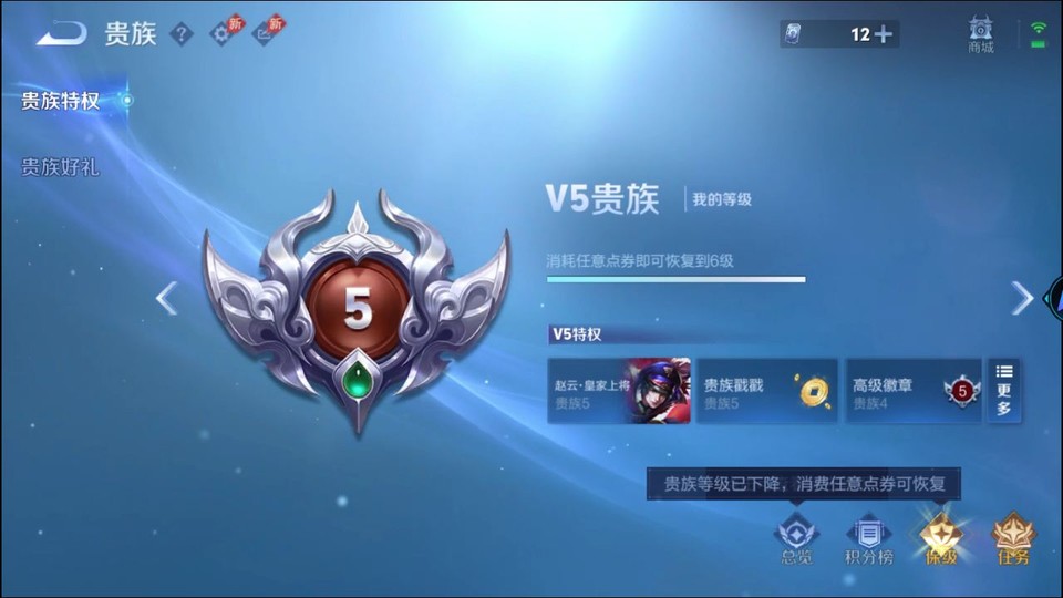 WZQM4294494王者荣耀账号详情图5