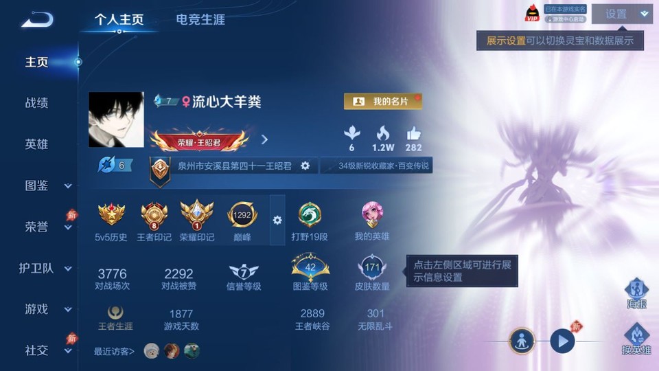 WZQM4289627王者荣耀账号详情图2