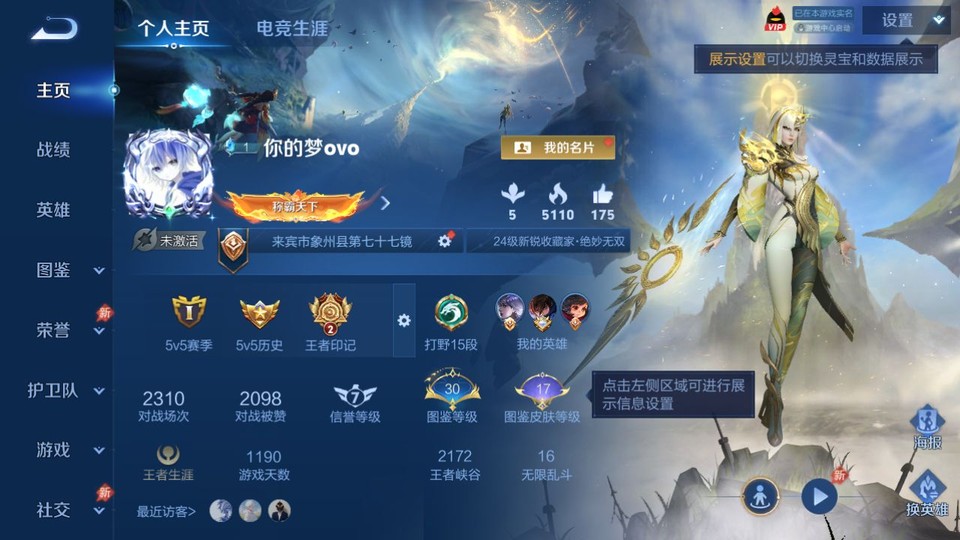 WZQM4287455王者荣耀账号详情图2