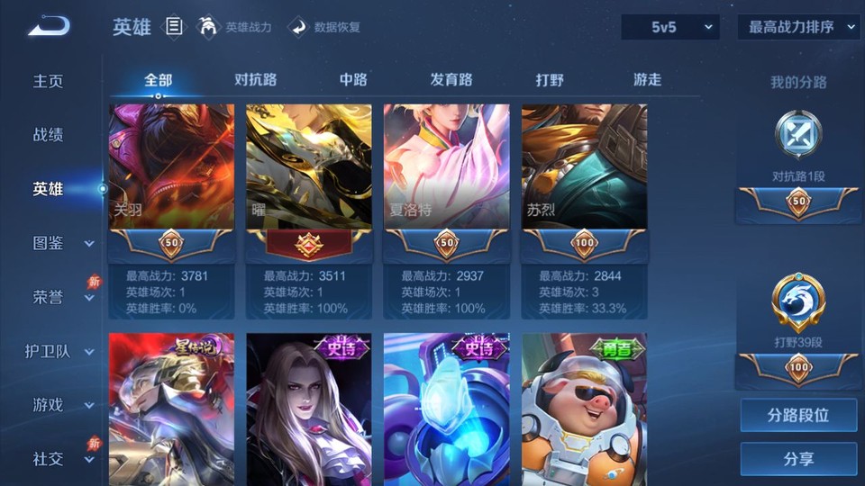 WZQM4289839王者荣耀账号详情图10 WZQM4289839王者荣耀账号详情图10