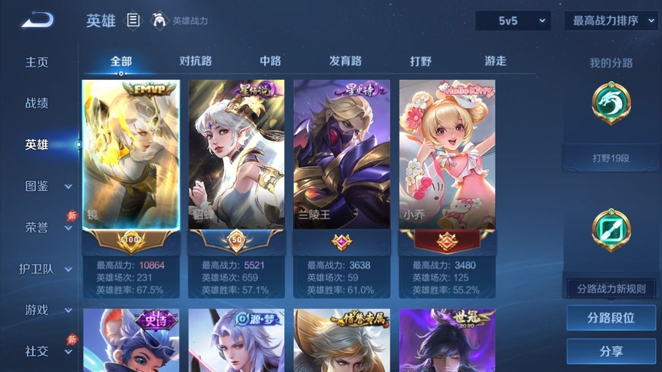 WZQM4310741王者荣耀账号详情图9