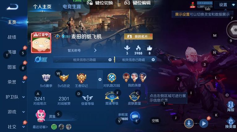 WZQM4568807王者荣耀账号详情图2 WZQM4568807王者荣耀账号详情图2