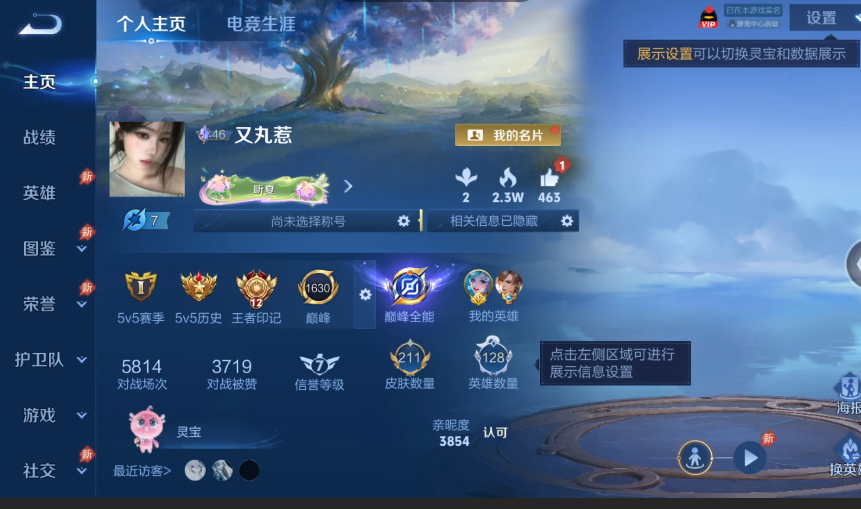 WZQM4568657王者荣耀账号详情图2 WZQM4568657王者荣耀账号详情图2