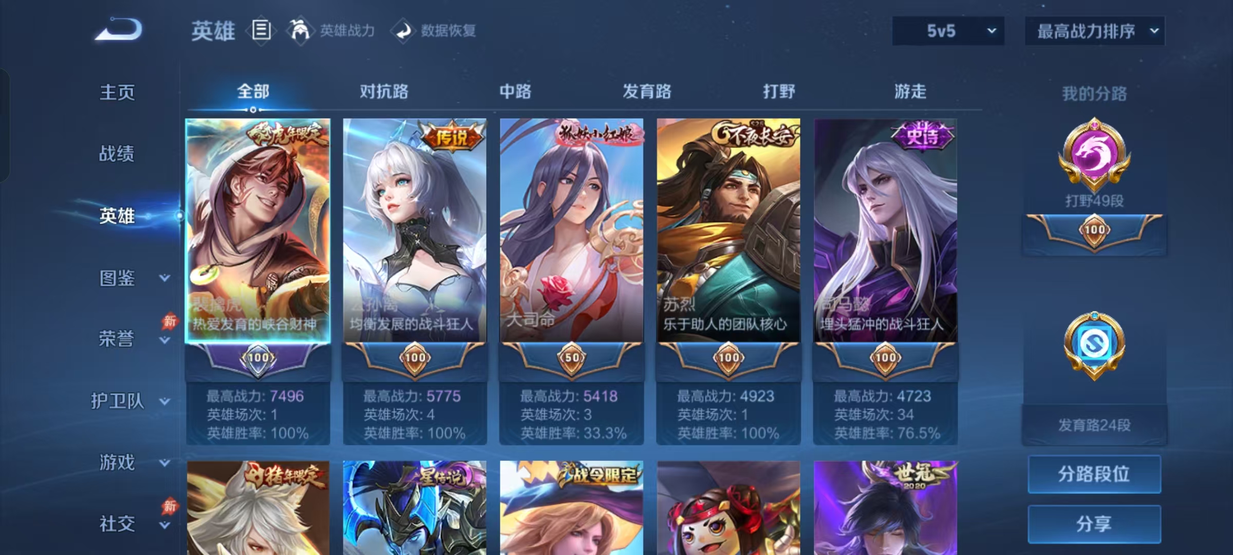 WZQM4577501王者荣耀账号详情图3 WZQM4577501王者荣耀账号详情图3