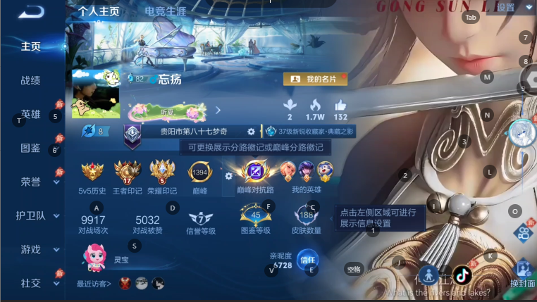 WZQM4582028王者荣耀账号详情图2 WZQM4582028王者荣耀账号详情图2