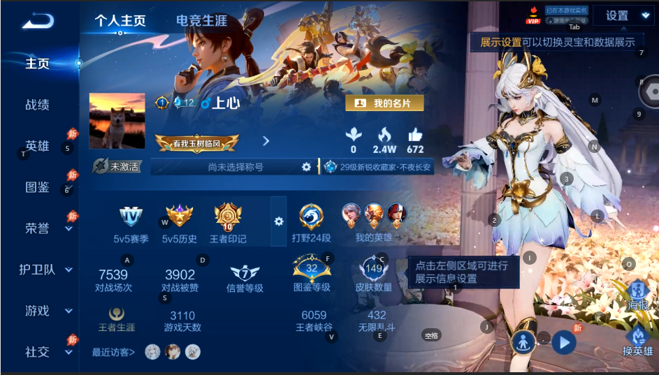 WZQM4582023王者荣耀账号详情图2