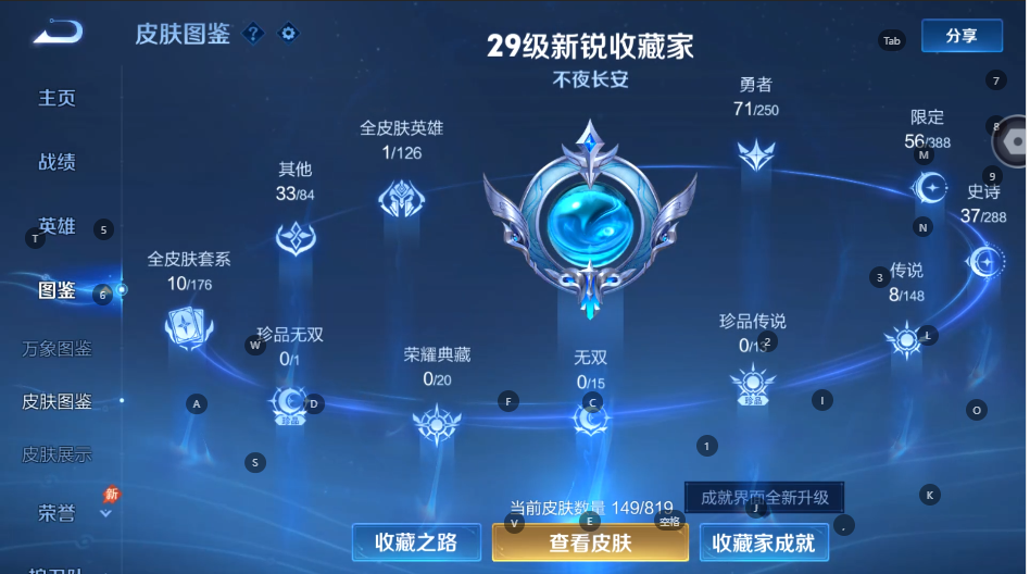 WZQM4582023王者荣耀账号详情图4