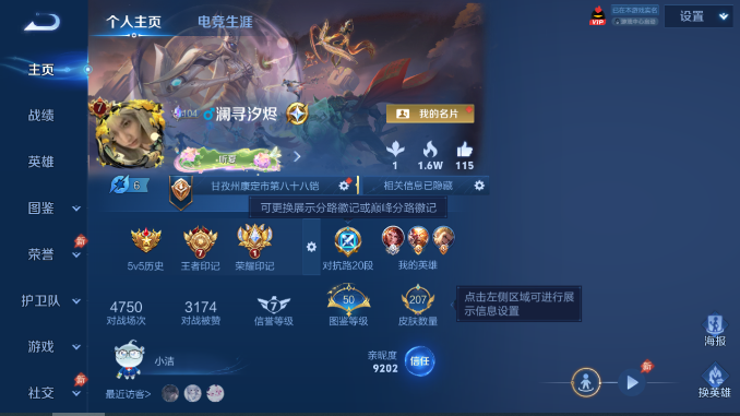 WZQM4593971王者荣耀账号详情图2
