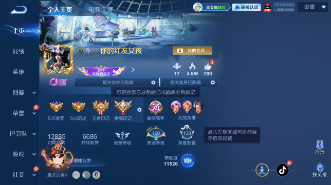 WZQM4628530王者荣耀账号详情图2