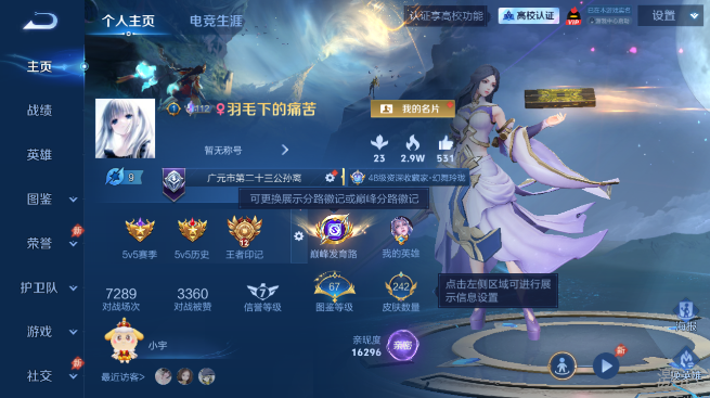 WZQM4640322王者荣耀账号详情图2 WZQM4640322王者荣耀账号详情图2