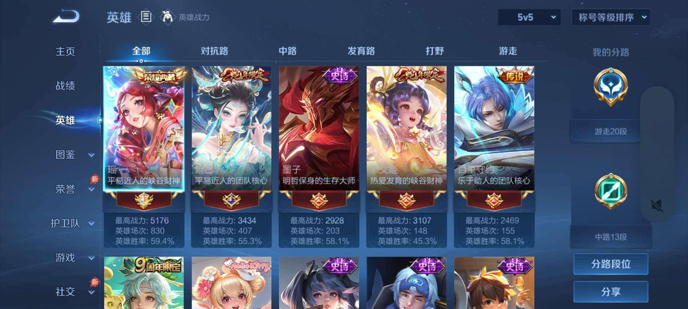 WZQM4649529王者荣耀账号详情图3 WZQM4649529王者荣耀账号详情图3