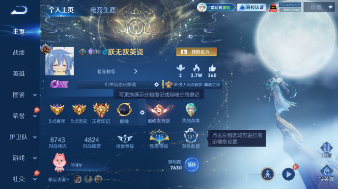 WZQM4668088王者荣耀账号详情图2 WZQM4668088王者荣耀账号详情图2